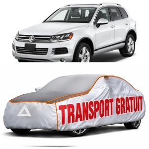 Prelata Antigrindina pentru auto Volkswagen Touareg (2011-2018) - husa protectie antigrindina si intemperii meteo severe - anti-grindina vijelii furtuni pentru auto