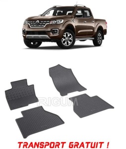 Renault Alaskan, Pick-Up, fabricat din 09.2017 - Prezent, set covorase auto dedicate, din cauciuc 100% Premium - Transport Gratuit accesorii pentru autoturismul tau - masina v38205