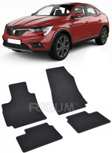 Renault Arkana E-Tech Hybrid fabricat din 03.2021 - Prezent, Suv, set covorase auto dedicate, din cauciuc 100% Premium accesorii pentru autoturismul tau - masina v152284