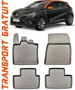 Renault Captur Set covorase auto tip tavita compatibile Renault Captur II E-Tech PHEV fabricatie 06.2020 - prezent, caroserie suv accesorii pentru autoturismul tau - masina v110968