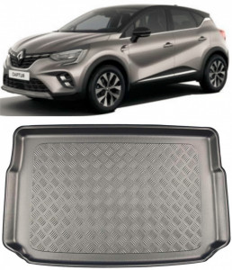 Renault Captur Tavita pentru portbagaj compatibila Renault Captur II Techno MHEV fabricatie 05.2022 - prezent, caroserie suv, portbagaj superior, podea variabila in pozitie superioara accesorii pentru autoturismul tau - masina v110861