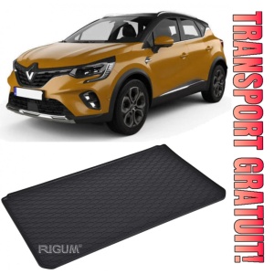 Renault Captur Tavita pentru portbagaj din cauciuc, compatibila Renault Captur I fabricatie 04.2013 - 12.2019, caroserie suv, portbagaj superior