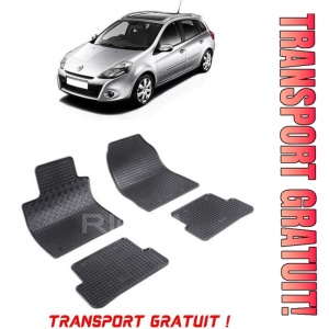 Renault Clio III, Combi, fabricat din 01.2008 - 02.2013, set covorase auto dedicate, din cauciuc 100% Premium - Transport Gratuit