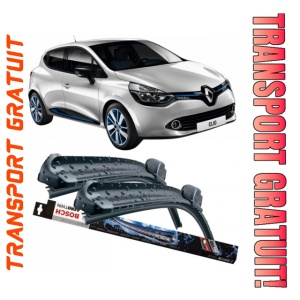 Renault Clio III Set 2 stergatoare parbriz Bosch Bosch Aerotwin 60 cm/40 cm compatibile cu Renault Clio III (Br0/1, Cr0/1) din 2005-2014 (60 cm / 40 cm)