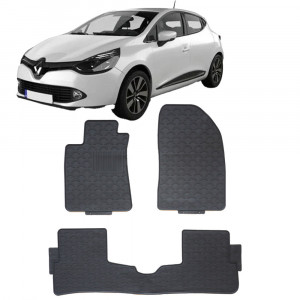 Renault Clio IV (2012-2019) Set covorase auto cauciuc Exclusive Line accesorii pentru autoturismul tau - masina v237841
