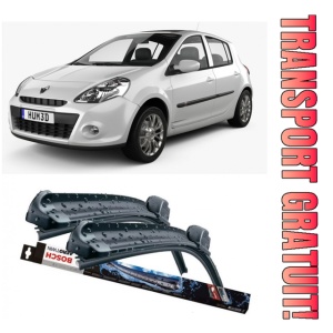 Renault Clio Set 2 stergatoare parbriz Bosch Bosch Aerotwin 65 cm/34 cm compatibile cu Renault Clio IV Hatchback Van (Bh_) din 2014 (65 cm / 34 cm)