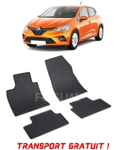 Renault Clio V, Hatchback, fabricat din 09.2019 - Prezent, set covorase auto dedicate, din cauciuc 100% Premium - Transport Gratuit accesorii pentru autoturismul tau - masina v38158