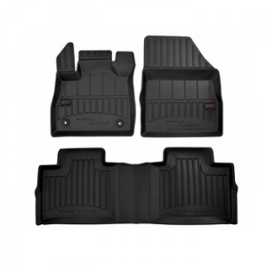 Renault Espace V, Van, Din 04.2015 - Prezent , Set Covorase Auto Tip Tavita Premium 3D, din cauciuc accesorii pentru autoturismul tau - masina v173687