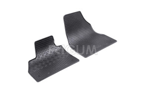 Renault Kangoo II, Van, fabricat din 2008 - Prezent, 2 Locuri, set covorase auto dedicate, din cauciuc 100% Premium accesorii pentru autoturismul tau - masina v159747