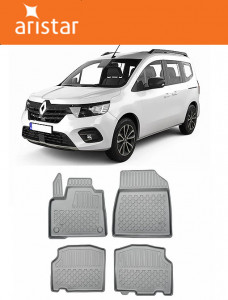 Renault Kangoo III Van Din 06.2021 - Prezent, Van , Set Covorase Auto Tip Tavita Premium 3D, din cauciuc accesorii pentru autoturismul tau - masina v164479
