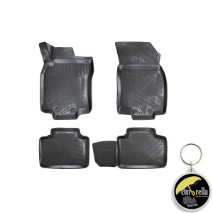 Renault Koleos II 2016- Set 4 covorase auto din cauciuc tip tavita premium line 3D accesorii pentru autoturismul tau - masina v242203