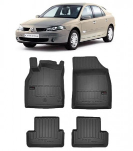 Renault Laguna II, Combi, Din 01.2001 - 06.2007 , Set Covorase Auto Tip Tavita Premium 3D, din cauciuc accesorii pentru autoturismul tau - masina v173930