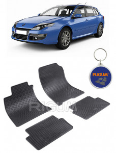 Renault Laguna III, Combi, fabricat din 07.2007 - 04.2016, set covorase auto dedicate, din cauciuc 100% Premium accesorii pentru autoturismul tau - masina v158149