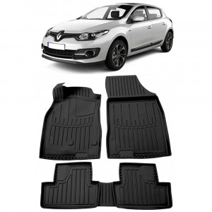 Renault Megane III (Hatchback) (2008-2015) Set covorase auto cauciuc G.Modern Line 3D accesorii pentru autoturismul tau - masina v241325