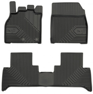 Renault Scenic Grand III Din 04.2009 - 11.2016, Van , Set Covorase Auto Tip Tavita Premium 3D, din cauciuc accesorii pentru autoturismul tau - masina v166909