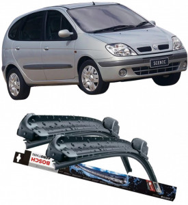 Renault Scenic Set 2 stergatoare parbriz Bosch Bosch Aerotwin compatibile cu Renault Scenic 2009 (75 cm / 65 cm) accesorii pentru autoturismul tau - masina v120405