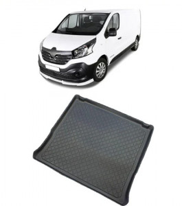 Renault Trafic III Van din 09.2014 - Prezent, Tavita Pentru Portbagaj Lux Premium Dedicata, Apamament Lung In Spatele Randului 3 *1 accesorii pentru autoturismul tau - masina v200544