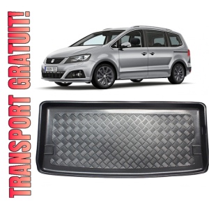 Seat Alhambra II Van din 09.2010 - Prezent, Tavita Pentru Portbagaj Lux Premium Dedicata, 7 Locuri Rand 3 Ridicat *1