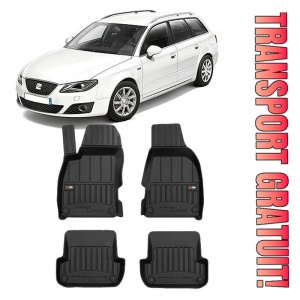 Seat Exeo, Combi, Din 2009 - 2013 , Set Covorase Auto Tip Tavita Premium 3D, din cauciuc