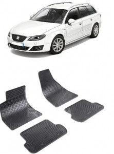 Seat Exeo, Combi, fabricat din 2009 - 2013, set covorase auto dedicate, din cauciuc 100% Premium accesorii pentru autoturismul tau - masina v158410