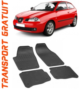 Seat Ibiza III, Hatchback, fabricat din 02.2002 - 2008, 6L, set covorase auto dedicate, din cauciuc 100% Premium accesorii pentru autoturismul tau - masina v158720