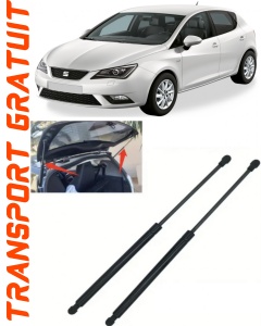 Seat Ibiza IV Set 2 amortizoare pentru portbagaj / haion Krosno compatibil cu Seat Ibiza IV Hatchback fabricat intre 2010-2016 accesorii pentru autoturismul tau - masina v90504