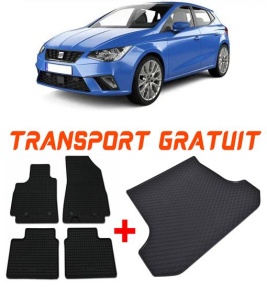 Seat Ibiza V Hatchback din 06.2017 - Prezent, Set Covorase + tavita portbagaj auto 6F/Kj1 Portbagaj Inferior *3 accesorii pentru autoturismul tau - masina v2984