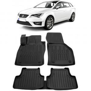 Seat Leon III (5F) (2012-2019) Set covorase auto cauciuc G.Modern Line 3D accesorii pentru autoturismul tau - masina v239738
