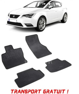 Seat Leon III 5F, Hatchback, fabricat din 11.2012 - 02.2020, set covorase auto dedicate, din cauciuc 100% Premium - Transport Gratuit accesorii pentru autoturismul tau - masina v37992