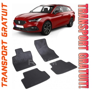 Seat Leon IV PhEV, Combi, fabricat din 2020 - Prezent, set covorase auto dedicate, din cauciuc 100% Premium