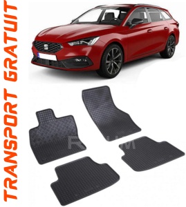 Seat Leon IV PhEV, Combi, fabricat din 2020 - Prezent, set covorase auto dedicate, din cauciuc 100% Premium accesorii pentru autoturismul tau - masina v154853