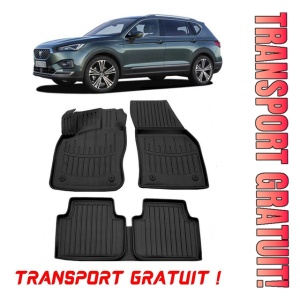 Seat Tarraco (2018-2025) Set covorase auto cauciuc G.Modern Line 3D transport gratuit
