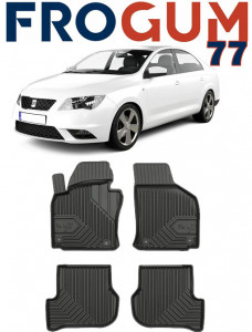 Seat Toledo III Din 2004 - 2010, Hatchback , Set Covorase Auto Tip Tavita Premium 3D, din cauciuc accesorii pentru autoturismul tau - masina v167753