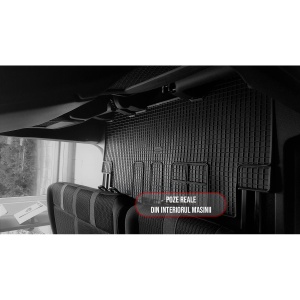 Set 1 covorase Opel Vivaro 5M 2020- prezent, randul 2 din cauciuc 100%, compatibile cu autoturismul OPEL Vivaro v2308
