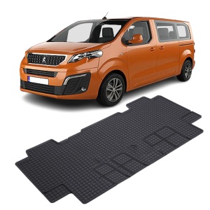 Set 1 covorase Peugeot Expert/Traveller Randul 2 5M 2016-prezent, din cauciuc 100%, compatibile cu autoturismul PEUGEOT Expert/Traveller v6257