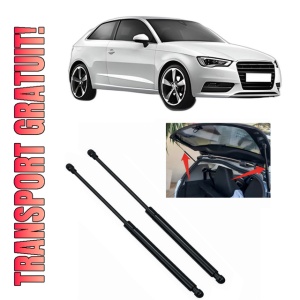 Set 2 amortizoare portbagaj haion AUDI A3 (8V1, 8VK) din 2012-2020, 2 bucati, KROSNO, 4 stickere auto AUDI