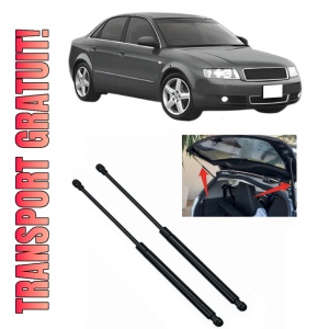 Set 2 amortizoare portbagaj haion AUDI A4 B6 (8E2) din 2000-2004, 2 bucati, MAGNUM TECHNOLOGY, 4 stickere auto AUDI