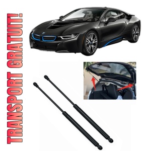 Set 2 amortizoare portbagaj haion BMW Seria i8 (I12) din 2014-2020, 2 bucati, KROSNO, 4 stickere auto BMW Seria