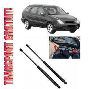 Set 2 amortizoare portbagaj haion CITROEN XSARA Break (N2) din 1997-2005, 2 bucati, KROSNO, 4 stickere auto CITROEN