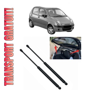 Set 2 amortizoare portbagaj haion DAEWOO MATIZ (M100, M150) din 1998-2003, 2 bucati, KROSNO, 4 stickere auto DAEWOO