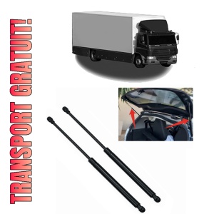 Set 2 amortizoare portbagaj haion DAF CF 65 din 2001-2013, 2 bucati, MAGNUM TECHNOLOGY, 4 stickere auto DAF