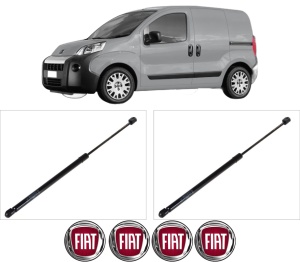 Set 2 amortizoare portbagaj haion FIAT FIORINO Box Body/MPV (225_) din 2007-2015, 2 bucati, KROSNO, 4 stickere auto FIAT v3342
