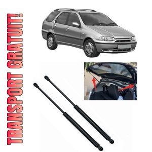 Set 2 amortizoare portbagaj haion FIAT PALIO Weekend (178_, 173_, 373_, 374_, 171_) din 1996-2012, 2 bucati, MAGNUM TECHNOLOGY, 4 stickere auto FIAT