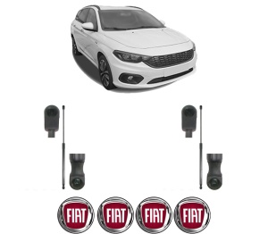 Set 2 amortizoare portbagaj haion FIAT TIPO Estate (356_, 357_) din 2016-2022, 2 bucati, KROSNO, 4 stickere auto FIAT v522