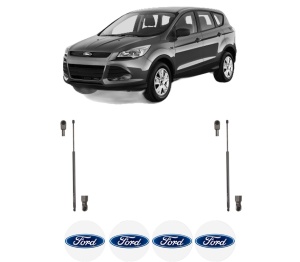 Set 2 amortizoare portbagaj haion FORD KUGA II VAN din 2014-2019, 2 bucati, KROSNO, 4 stickere auto FORD v1297