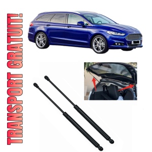Set 2 amortizoare portbagaj haion FORD MONDEO V Turnier (CF) din 2014-2015, 2 bucati, KROSNO, 4 stickere auto FORD