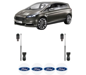 Set 2 amortizoare portbagaj haion FORD S-MAX (CJ, WA6) din 2015-2021, 2 bucati, KROSNO, 4 stickere auto FORD v37