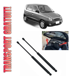 Set 2 amortizoare portbagaj haion HYUNDAI ATOS (MX) din 1998-2010, 2 bucati, KROSNO, 4 stickere auto HYUNDAI