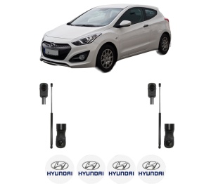 Set 2 amortizoare portbagaj haion HYUNDAI i30 Coupe din 2013-2017, 2 bucati, MAGNUM TECHNOLOGY, 4 stickere auto HYUNDAI v6217