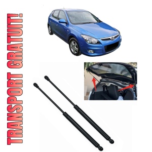 Set 2 amortizoare portbagaj haion HYUNDAI i30 (FD) din 2007-2011, 2 bucati, MAGNUM TECHNOLOGY, 4 stickere auto HYUNDAI